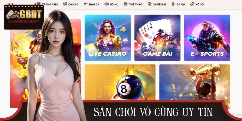 Sân chơi là biểu tượng uy tín của người chơi