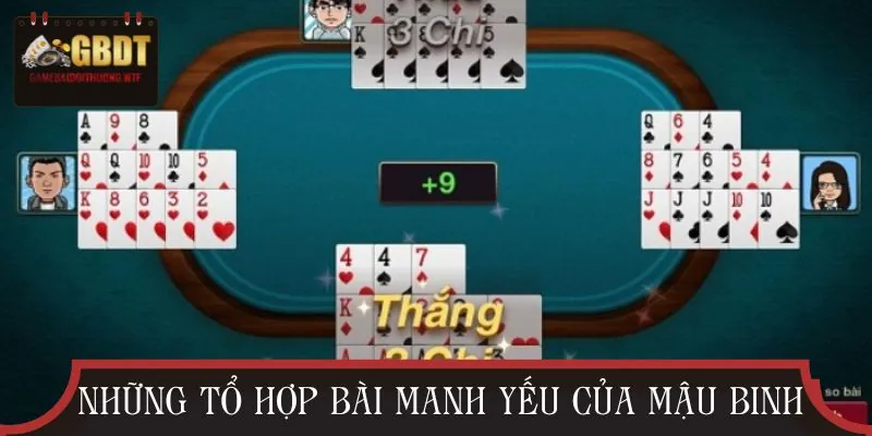 Cách nhận diện bộ bài mạnh yếu trong Mậu Binh