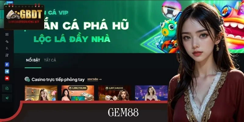GEM88 tạo sân chơi game bài đổi thưởng an toàn tuyệt đối