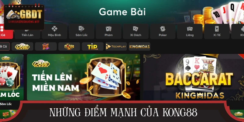 Những ưu điểm người mới cần biết về KONG88