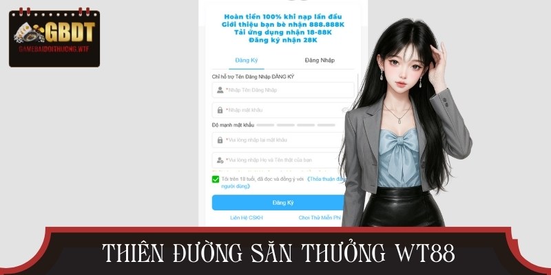 WT88 - Thiên Đường Săn Thưởng Siêu Hấp Dẫn Trong 2025